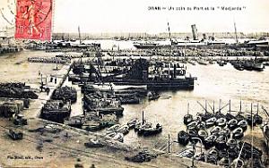 Oran - Un coin du Port et La Medjerda